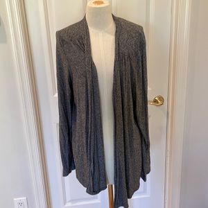 J.Jill gray knit open cardigan. Women’s XL.